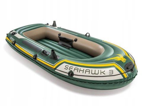 Ponton seahawk 3-osobowy pompka + 2 wiosła INTEX 68380 INTEX Ponton seahawk 3-osobowy pompka + 2 wiosła INTEX 68380 INTEX