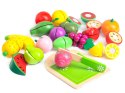 Drewniane owoce do krojenia 20 sztuk ECOTOYS ECOTOYS