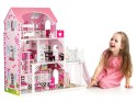 Drewniany domek dla lalek z windą XXL zjeżdżalnia ECOTOYS ECOTOYS