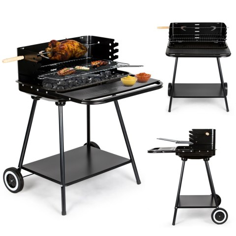 Grill ogrodowy z rożnem i regulacją rusztu + dwie duże półki MultiGarden MultiGarden Grill ogrodowy z rożnem i regulacją rusztu + dwie duże półki MultiGarden MultiGarden
