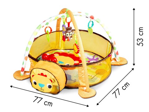 Mata edukacyjna interaktywna "Lew" ECOTOYS ECOTOYS Mata edukacyjna interaktywna "Lew" ECOTOYS ECOTOYS