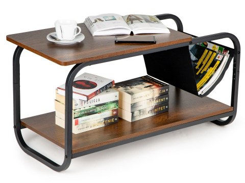 Stolik kawowy loft nowoczesny 2 poziomy ModernHome ModernHome Stolik kawowy loft nowoczesny 2 poziomy ModernHome ModernHome