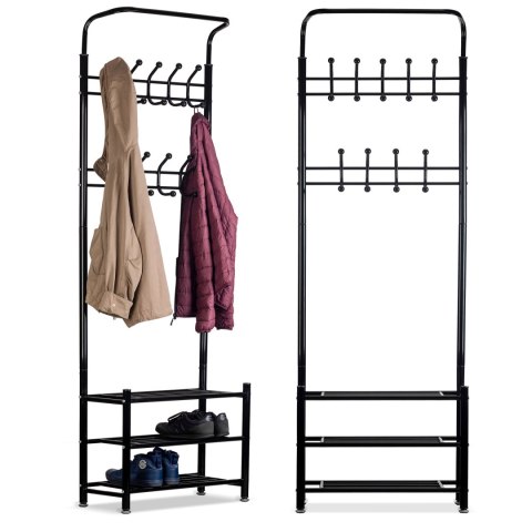 Wieszak na ubrania + szafka regał półka na buty ModernHome ModernHome Wieszak na ubrania + szafka regał półka na buty ModernHome ModernHome