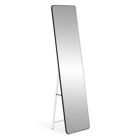 Duże stojące lustro prostokątne wąska rama 148 cm ModernHome ModernHome