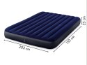 Duży materac dmuchany 203x152 cm dwuosobowy INTEX 64759 INTEX