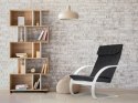 Fotel fiński bujany finka do salonu biały gięta sklejka ModernHome ModernHome