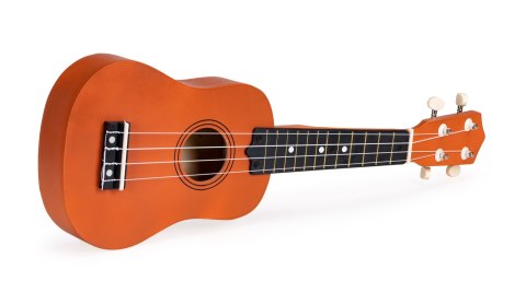 Gitara ukulele dla dzieci drewniana 4 struny nylonowe ECOTOYS ECOTOYS