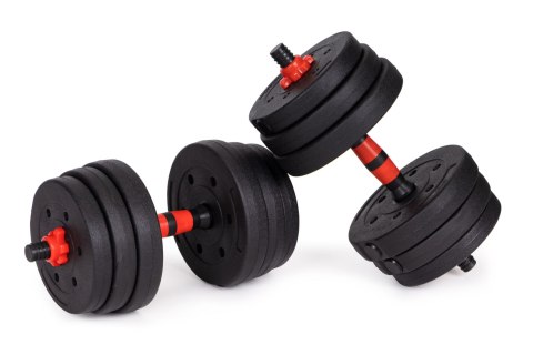 Hantle regulowane 2x15 kg sztanga zestaw 30 kg gryf MOVEPRO MOVEPRO