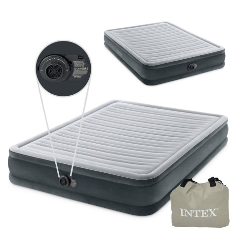 Materac dmuchany łóżko 203x152 cm z pompką dwuosobowy INTEX 67770ND INTEX