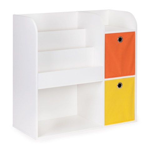 Regał drewniany dla dzieci szafka dziecięca przegrody organizer ECOTOYS ECOTOYS