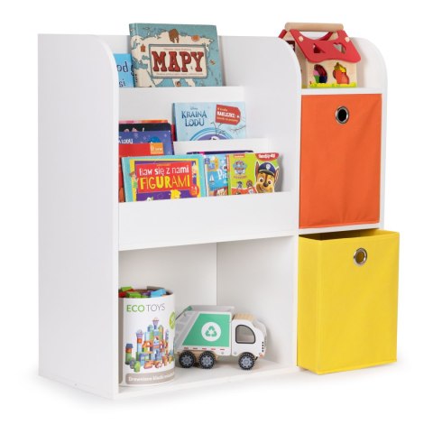 Regał drewniany dla dzieci szafka dziecięca przegrody organizer ECOTOYS ECOTOYS