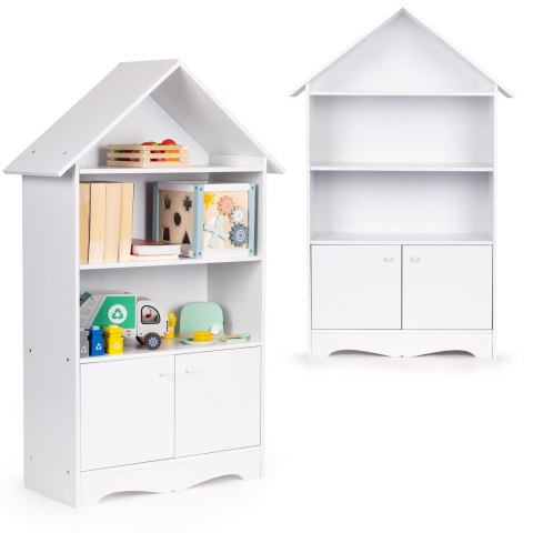 Regał szafka domek na zabawki dla dzieci biblioteczka ECOTOYS ECOTOYS