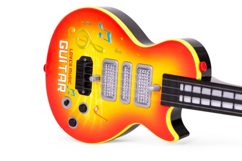 Rockowa gitara dla dzieci z nauką gry na gitarze podczerwień melodie MULTISTORE