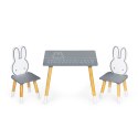 Stół stolik + 2 krzesła meble dla dzieci zestaw ECOTOYS ECOTOYS