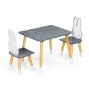 Stół stolik + 2 krzesła meble dla dzieci zestaw ECOTOYS ECOTOYS