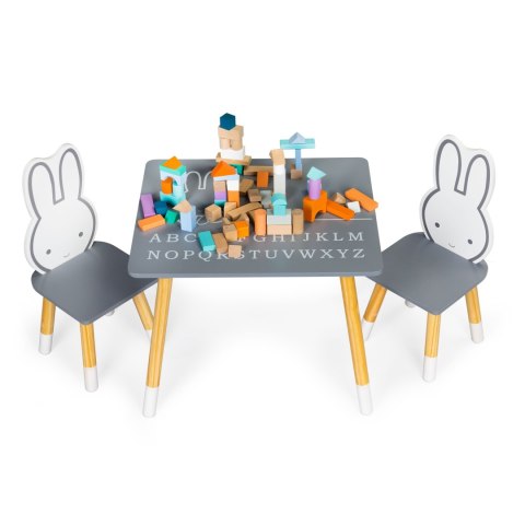 Stół stolik + 2 krzesła meble dla dzieci zestaw ECOTOYS ECOTOYS