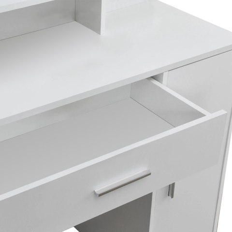 Toaletka kosmetyczna z lustrem nowoczesna biała ModernHome ModernHome