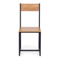 Zestaw komplet mebli stolik 2 krzesła metal MDF ModernHome ModernHome
