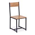 Zestaw komplet mebli stolik 2 krzesła metal MDF ModernHome ModernHome