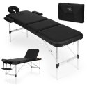 Aluminiowy stół do masażu i rehabilitacji 3-segmentowy składany w walizkę + torba ModernHome ModernHome