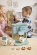 Drewniany ekspres do kawy dla dzieci zestaw baristy 8 elementów ECOTOYS ECOTOYS