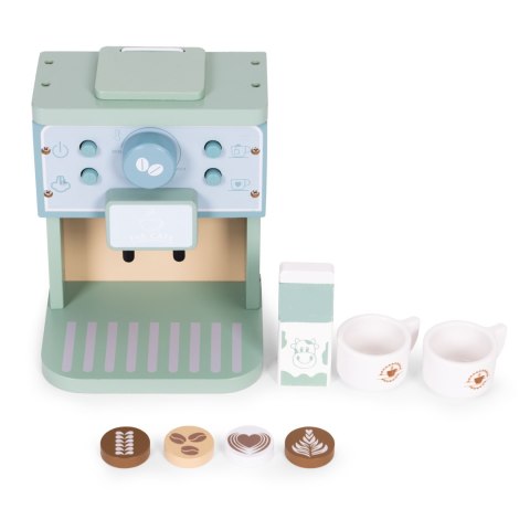 Drewniany ekspres do kawy dla dzieci zestaw baristy 8 elementów ECOTOYS ECOTOYS