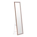 Duże lustro stojące 148 cm aluminiowa rama rozstawiane ModernHome ModernHome