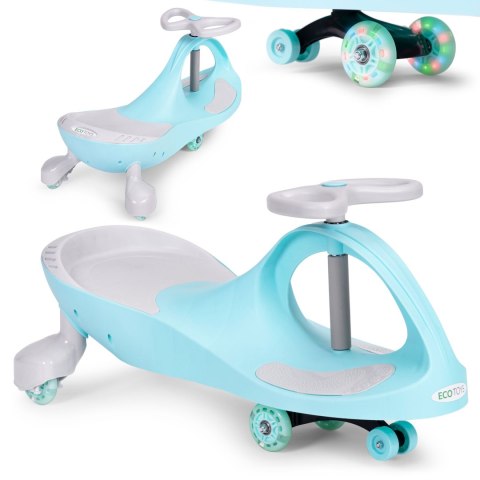 Jeździk grawitacyjny pojazd dla dzieci koła LED niebieski ECOTOYS ECOTOYS