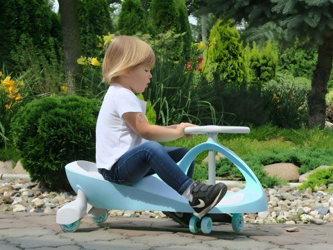 Jeździk grawitacyjny pojazd dla dzieci koła LED niebieski ECOTOYS ECOTOYS