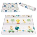 Mata piankowa dla dzieci edukacyjna dwustronna zwijana alfabet ECOTOYS ECOTOYS