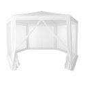 Namiot pawilon ogrodowy handlowy 2x2x2 m z moskitierą biały MultiGarden MultiGarden