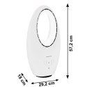 Nowoczesny wentylator stojący bezłopatkowy podłogowy 60W 3 tryby pracy pilot timer podświetlenie LED LONGWELL INDUSTRIAL LTD