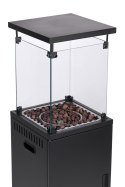 Ogrzewacz gazowy promiennik grzejnik 13 kW szklany na ogród patio reduktor kamienie wulkaniczne pokrowiec MultiGarden MultiGarden