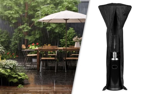 Ogrzewacz parasol gazowy grzejnik 9 kW szklany na ogród patio reduktor wąż pokrowiec MultiGarden MultiGarden