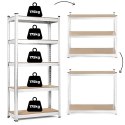 Regał magazynowy 180x90x40 cm stal galwanizowana 5 półek 875 kg ModernHome ModernHome