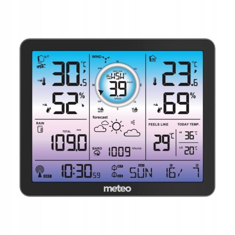 Stacja pogodowa + miernik wiatru oraz opadów METEO