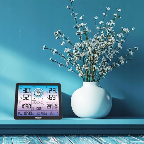 Stacja pogodowa + miernik wiatru oraz opadów METEO