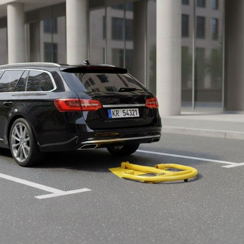 Blokada parkingowa składana zapora na klucz 40 cm MULTISTORE