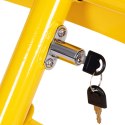 Blokada parkingowa składana zapora na klucz 40 cm MULTISTORE