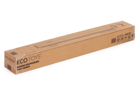 Bramka barierka roleta 160 cm ochronna zabezpieczająca na schody i drzwi szara ECOTOYS ECOTOYS