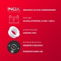 Elektryczny młynek do soli i pieprzu akumulatorowy USB zestaw 2 sztuki regulacja mielenia podświetlenie WEBBER