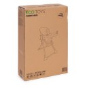 Fotelik krzesełko do karmienia dzieci składane + zabawki ECOTOYS ECOTOYS