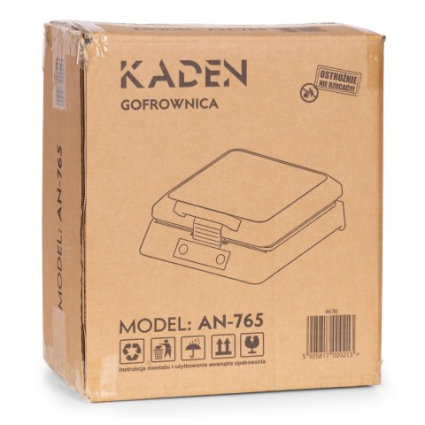 Gofrownica na 4 gofry nieprzywierająca powłoka 1080-1300W KADEN KADEN