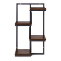 Kwietnik ścienny półka wisząca na kwiaty ozdoby 4 poziomy loft ModernHome ModernHome