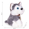 Pluszowy piesek w torebce husky maskotka dla dziecka + szczotka do pielęgnacji MULTISTORE