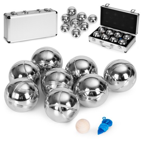 Zestaw do gry w bule kule boules petanque 8 szt. + walizka i akcesoria MULTISTORE