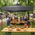 Pawilon ogrodowy eventowy automatyczny samorozkładalny namiot 3x3 m szary MultiGarden MultiGarden