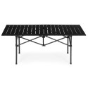 Stolik turystyczny składany 120x55 cm kempingowy z torbą czarny MultiGarden MultiGarden