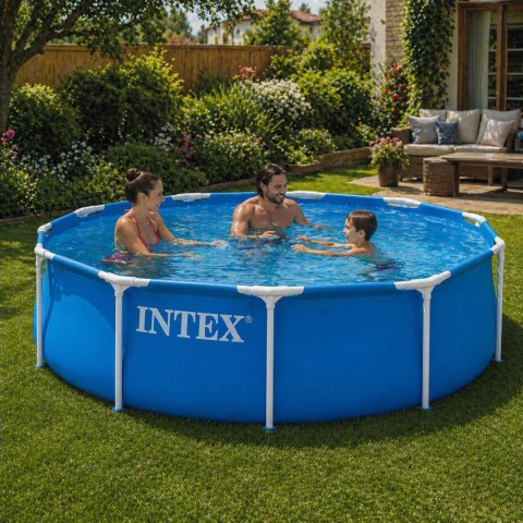 Basen ogrodowy stelażowy okrągły 366x76 cm pompa INTEX 28212ND INTEX