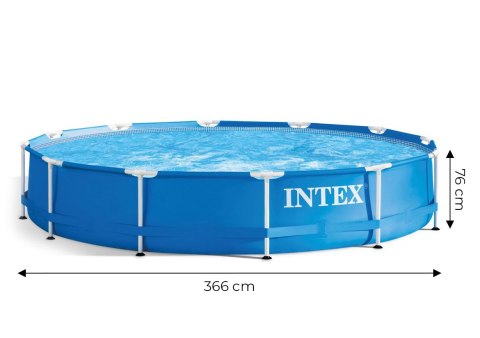 Basen stelażowy ogrodowy 366x76 INTEX 28210 INTEX